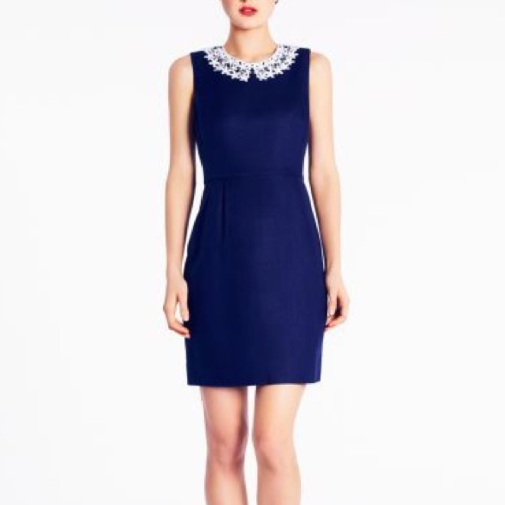 Kate Spade dress with lace collar